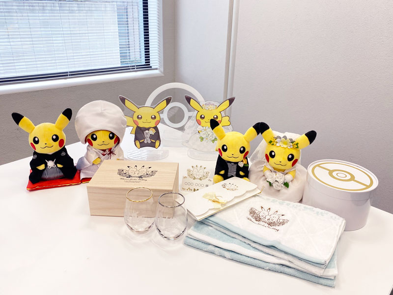 ポケモン　ピカチュウ　ウェディング　ぬいぐるみ　結婚式