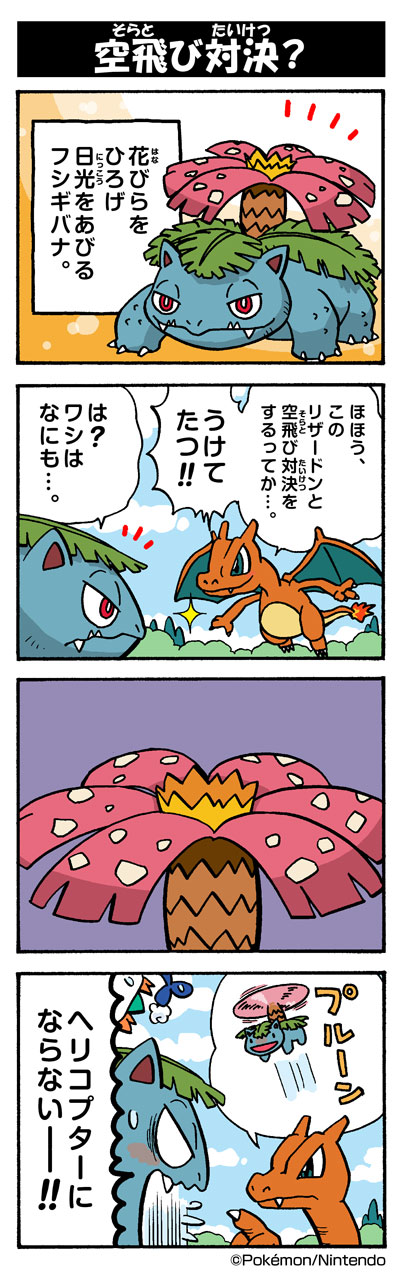 空飛び対決 ポケモンだいすきクラブ