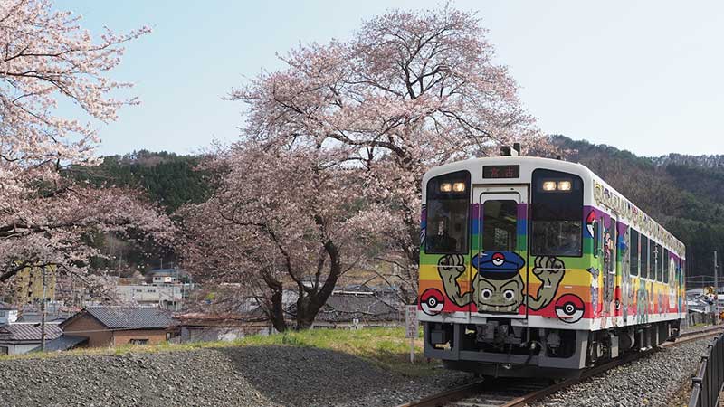 三陸鉄道「岩手県×イシツブテ」ラッピング列車の実施期間終了の