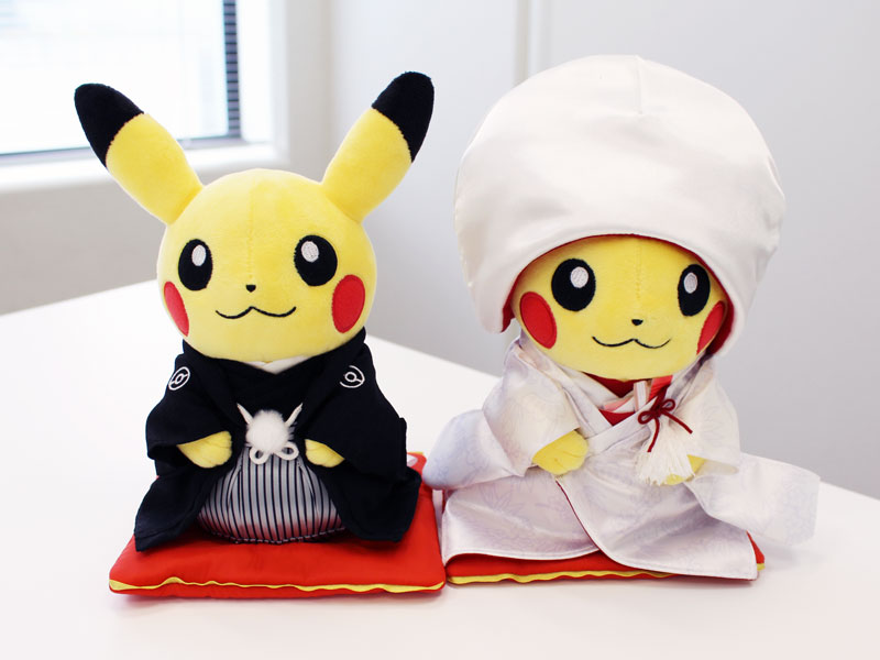 ぬいぐるみ ピカチュウ Pokémon Garden Wedding 2個セット