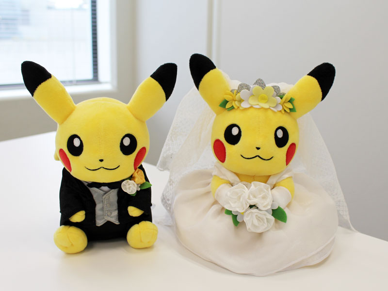 ぬいぐるみ ピカチュウ Pokémon Garden Wedding 2個セット