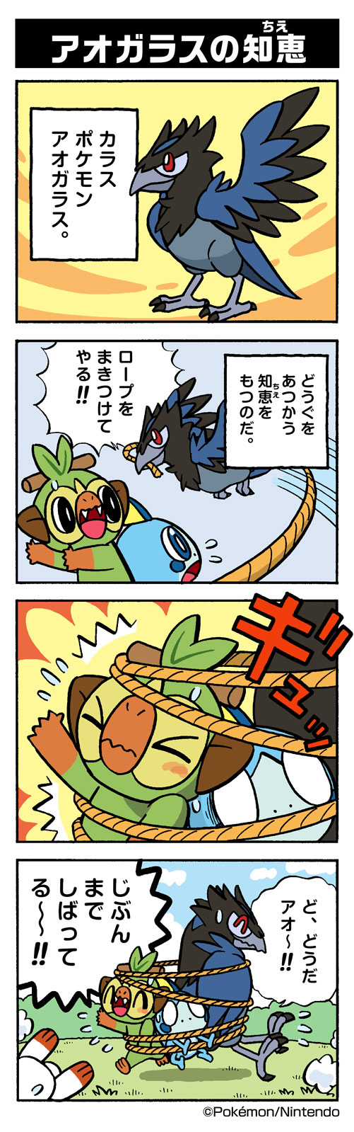 アオガラスの知恵（アオガラス）｜ポケモンだいすきクラブ