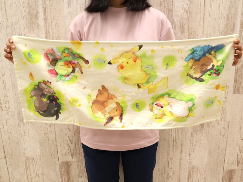 すやすやと眠る、リラックスしたポケモンたちのグッズ「みんな