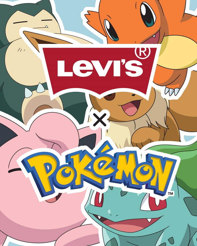 ポケモン25周年記念「LEVI'S® x POKÉMON」コラボが登場！ ピカチュウを