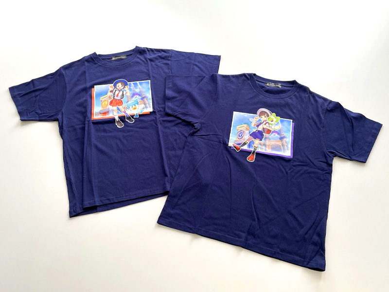 ポケモントレーナーズTシャツ　パルデア編　スカーレット チリ\u0026ドオー