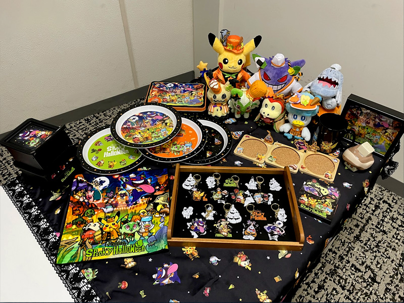 ポケモンたちのハロウィンをイメージしたピカチュウたちが