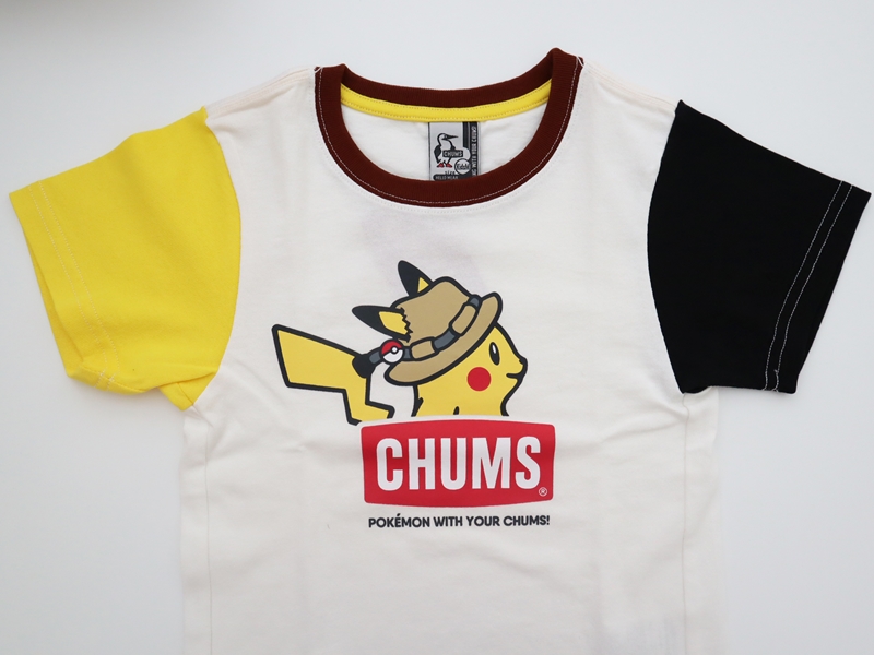 【未開封】CHUMS ポケモン コラボTシャツ ピカチュウ チャムス