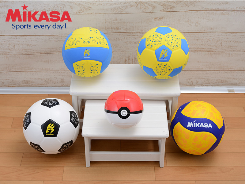 ピカチュウがデザインされたスポーツ用品が ポケモンセンターに登場 Mikasa の競技用ボールや Mizuno のスウェットがラインナップ 8 15 土 発売 ポケモンだいすきクラブ
