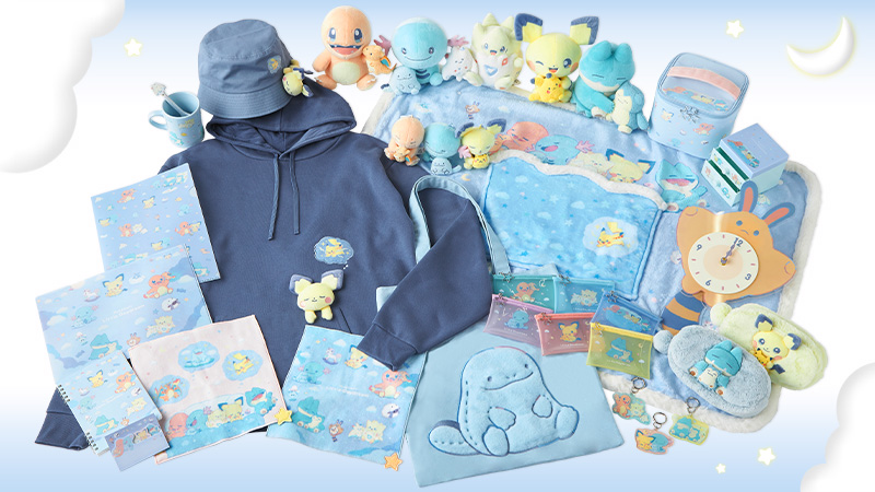 トレーナーからもらったぬいぐるみと遊ぶポケモンたちのグッズ「Little