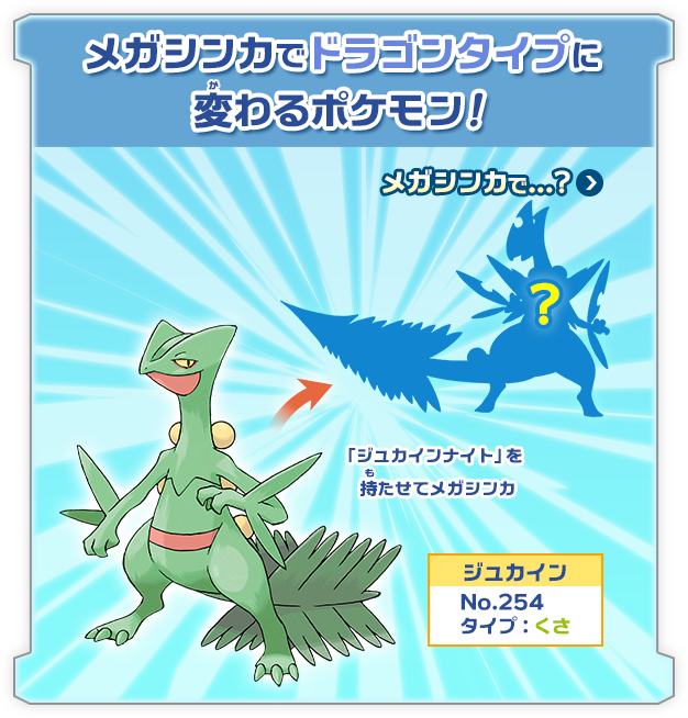 メガシンカでドラゴンタイプに変わるポケモン！