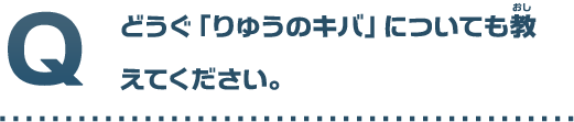 どうぐ「りゅうのキバ」についても教えてください。