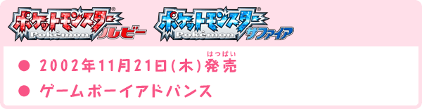 ルビー・サファイア