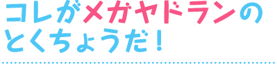 これがメがヤドランのとくちょうだ！